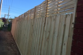 Standard fence with extensions