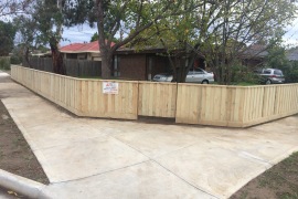 1.2H Capped front fence